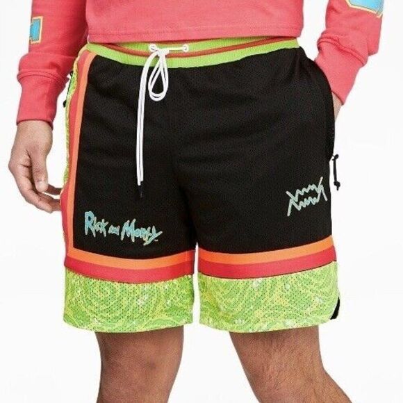 PUMA x RICK AND MORTY Men's Basketball Shorts M - Picture 1 of 8